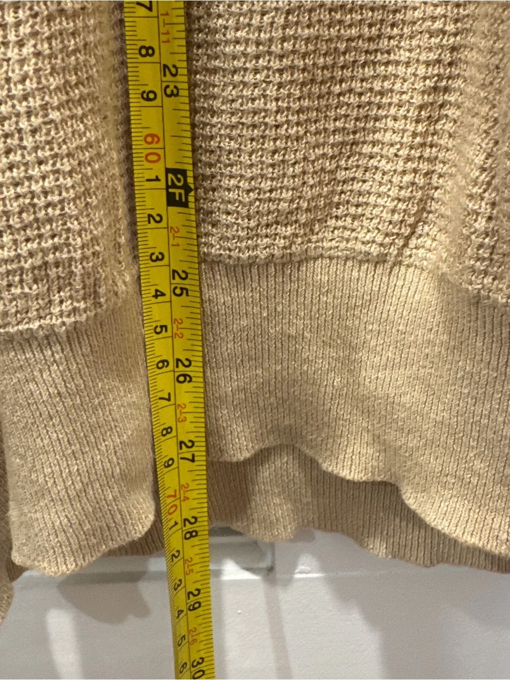 Polo Ralph Lauren Textured Linen Crewneck Sweater L Beige Tan Old Money Coastal